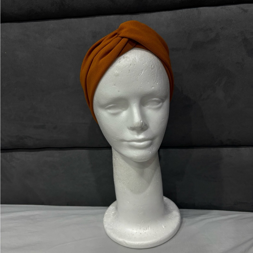 Rust Orange Knotted Headband